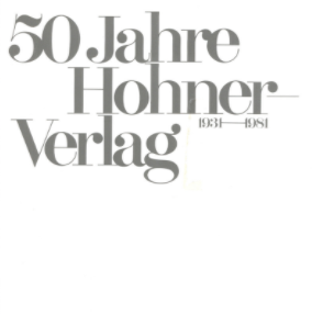 50 Jahre Hohner Verlag 1931-1981 